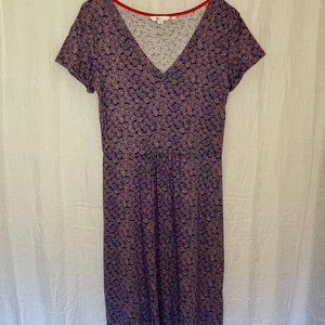 Boden Women's Penelope Jersey Navy Fireworks Dress Size 8